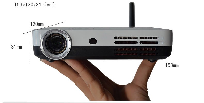 High quality and resolution 3D HD mini LED projector with Android system Model DL-303A